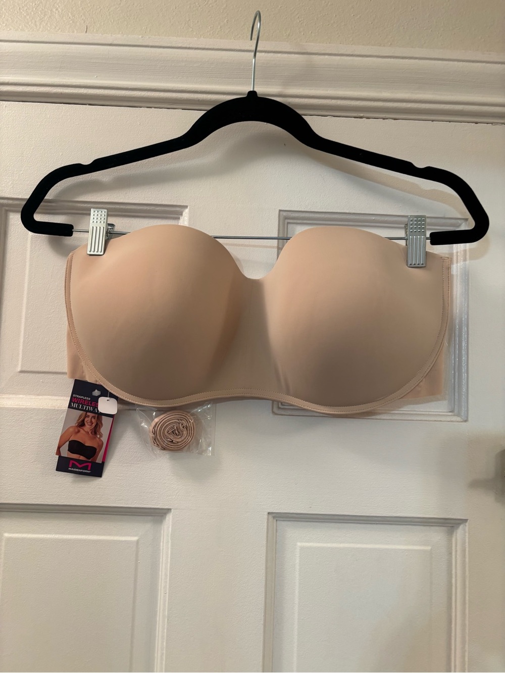 Maidenform Strapless Smooth Nude Bandeau Bra 2XL